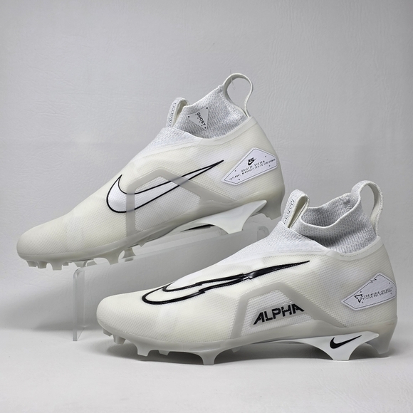 Nike Alpha Menace Elite Pure Platinum Football Cleats DM1792-109 Men Sz 13.5 New main image 10